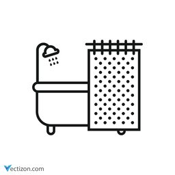 Bathtub Simple Icon