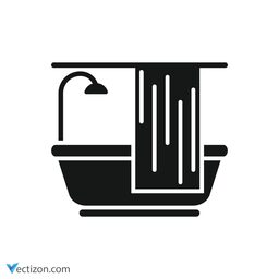 Bathtub Solid Icon