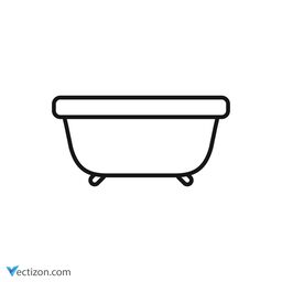 Bathtub SVG Icon
