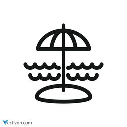 Beach Interface Icon