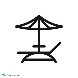 Beach Vector Symbol icon