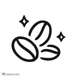 Bean Coffee Design Icon