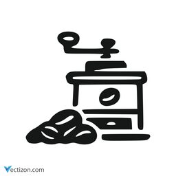 Bean Coffee Minimal Icon