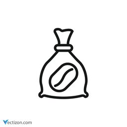 Bean Coffee Outline Icon