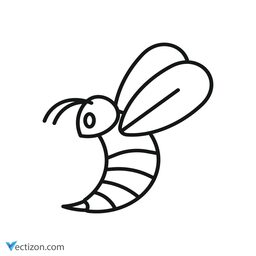 Bee Vector Graphic icon