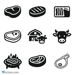 Beef Set Icon