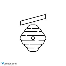 Beehive Pictogram icon