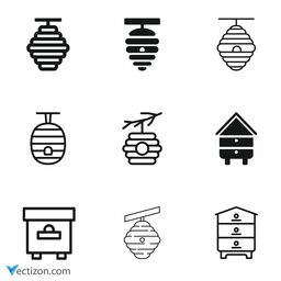 Beehive Set Icon