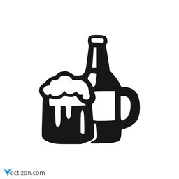 Beer Glyph Icon