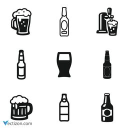 Beer Set SVG Icon