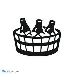 Beer Tub Line Icon