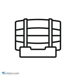 Beer Tub Minimal Icon