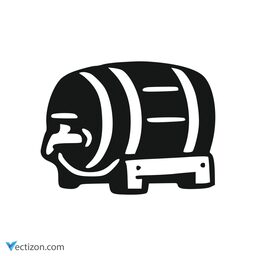 Beer Tub Pictogram icon