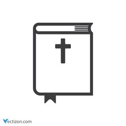 Bible Book Line Icon