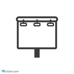 Billboard Line Icon