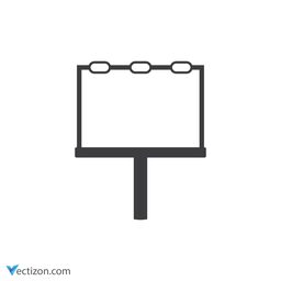 Billboard Outline Icon