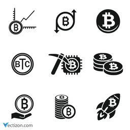 Bitcoin Set Icon