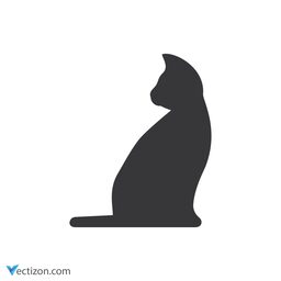 Black Cat Outline Icon
