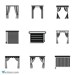Blinds Set Icon
