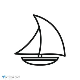 Boat Glyph Icon