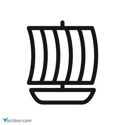 Boat Line Icon