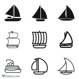 Boat Set Icon