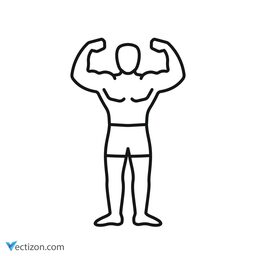 Bodybuilder Clean Icon