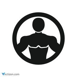 Bodybuilder Line Icon