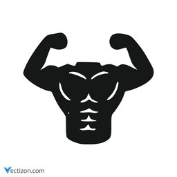 Bodybuilder Pictogram icon