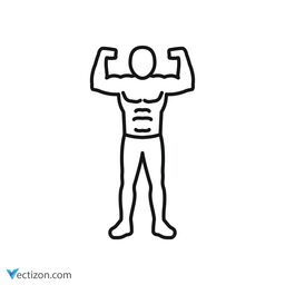 Bodybuilder SVG Icon