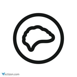 Brain Flat Symbol icon