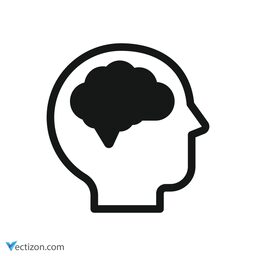 Brain Outline Symbol icon
