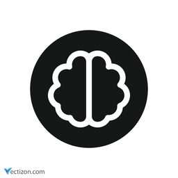 Brain Simple Symbol icon