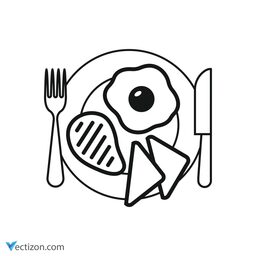 Breakfast Design Icon