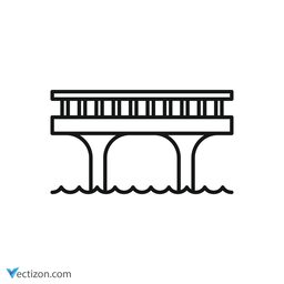 Bridge Pictogram icon