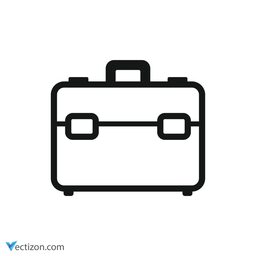 Briefcase Outline Icon