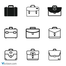 Briefcase Set Icon