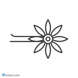 Brooch Line Icon