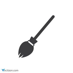 Broom Glyph Icon