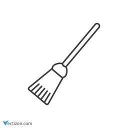 Broom Outline Icon
