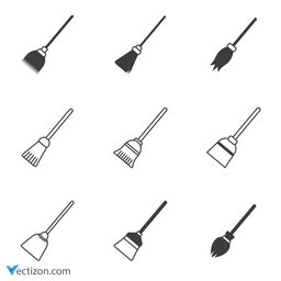 Broom Set Icon