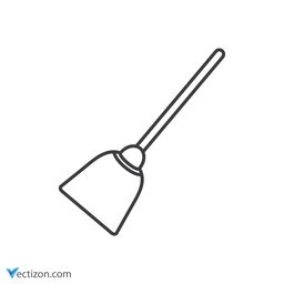 Broom Symbol icon