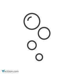 Bubbles Glyph Icon