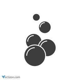 Bubbles Pictogram icon