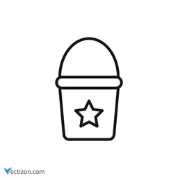 Bucket Web Icon