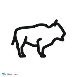 Buffalo Flat Icon