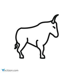 Buffalo Line Icon