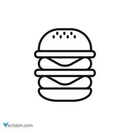Burger Flat Icon