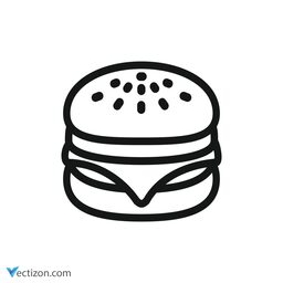 Burger Flat Symbol icon