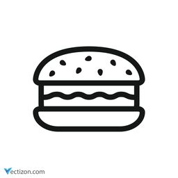 Burger Glyph Icon